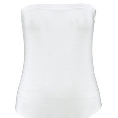 Boohoo Womens Katie Bandeau Bodysuit - Ivory 8 White Stretch Tube Top For The Beach, White Seamless Sleeveless Tube Top, White Seamless Tube Top, White Seamless Tube Top For Beach, White Fitted Tube Top For Beach, White Fitted Tube Top For The Beach, Fitted White Tube Top For The Beach, White Cotton Strapless Tube Top, White Strapless Cotton Tube Top