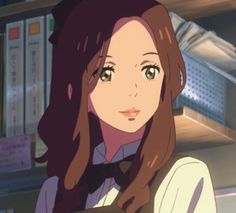 Miki Okudera, Taki Tachibana, Kimi No Nawa, The Garden Of Words, Side Character, Makoto Shinkai, Your Name Anime, Name Pictures, Anime Profile