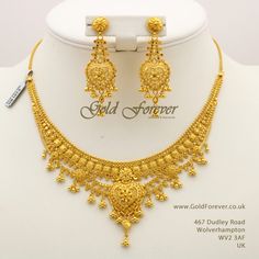 Indian Gold Necklace Set, Indian Gold Necklace, Golden Jewellery, Unique Gold Jewelry Designs, Bride Jewelry Set, New Gold Jewellery Designs, Gold Bangle Set, Gold Jewellry, Gold Necklace Indian