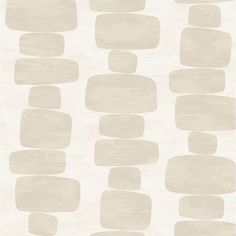 a beige and white wallpaper with rounded shapes