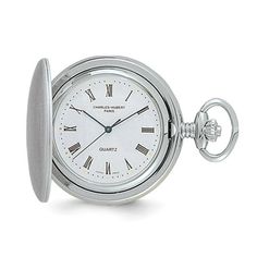 Charles Hubert Satin Chrome-finish Off White Dial Pocket Watch is one of the best selling items for Adults and Teens and will look beautiful with any outfit. BEAUTIFUL GIFT PACKAGING: Each Item is carefully hand-wrapped in a beautiful gift box making it ideal gift for Family (Spouse; Mom; Mother; Dad; Father; Sister; Daughter; Son; Grandma; etc.) and Friends for any occasion; Anniversary; Weddings; Birthdays; Valentines Day; Mothers day; Fathers day and everyday! CUTTING EDGE TECHNOLOGY: We utilize cutting-edge technology paired with timeless experience and traditional hand-finishing techniques to create the finest Jewelry! PREMIUM QUALITY PRODUCTS: At SkyJewelers we obsess over Quality and Craftsmanship! We have been a trusted jeweler in the industry for over a decade with thousands of sa Chain Watch, Watch Luxury, Pocket Watch Chain, Bow Jewelry, Valentines Gifts For Him, Watch Lover, Luxury Timepieces, Jewelry Companies, Watch Movement