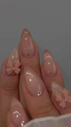 Sweet 16 Nails, Room Inspired, Hello Nails, Glittery Nails, Wedding Nail, Girly Acrylic Nails, Blush Nails, Pretty Gel Nails, Cute Acrylic Nails