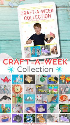 the craft - a - week collection is on display