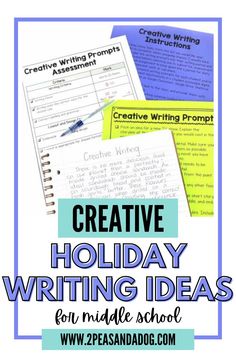 creative holiday writing ideas for middle school