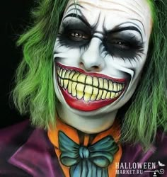 Fx Makeup Ideas, Exorcist Makeup, Scary Face Paint, Advanced Makeup, Holloween Makeup, Joker Halloween, Halloween Makeup Ideas, Cool Halloween Makeup, Face Paint Makeup