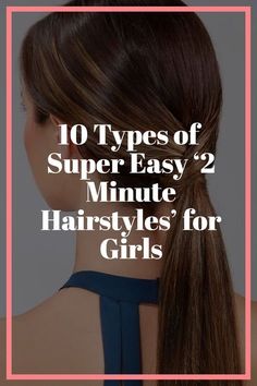 Easy Hairstyles For Shoulder Length Hair, Hairstyles For Every Hair Type, Quick Easy Hairstyles For Medium Hair, 5 Minute Hairstyles, Hair Mistakes, Top Knot Hairstyles, Easy Hairstyles For Medium Hair, Hairstyles For Girls, Holiday Hair