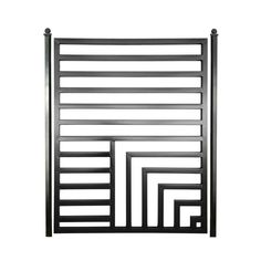 an image of a metal gate on a white background