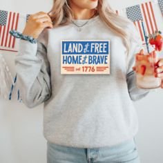 Celebrate in Style with Our Fourth of July Crewneck! Get ready to showcase your patriotic spirit with our exclusive Fourth of July Crewneck! Designed to keep you cozy and stylish, this crewneck is perfect for all your Independence Day festivities.  Features:  Premium Quality: Made from a soft, durable blend of cotton and polyester, ensuring comfort and longevity. Patriotic Design: Features a vibrant, eye-catching graphic with stars and stripes, celebrating the essence of American pride. Versatile Fit: Available in a range of sizes from S to 3XL Vintage Crewneck Sweatshirt, Vintage Crewneck, American Pride, Stars And Stripes, Fourth Of July, Independence Day, San Jose, Crewneck Sweatshirt, Stripes