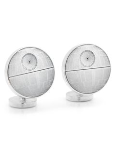 Cufflinks for the Star Wars fans that have been seduced by the Dark Side. Carefully designed with the shape and details of the ultimate superweapon the Death Star Blueprint Cufflinks will bring the Imperial threat back to life. Approximately 34" in diameter plated base metal with printed image fixed logo backing. Officially licensed by Lucasfilm LTD Darth Vader Head, Slytherin Crest, Harry Potter Logo, Batman Mask, Silver Mask, Star Wars R2d2, 3d Star, Star Wars Stormtrooper, Avengers Endgame