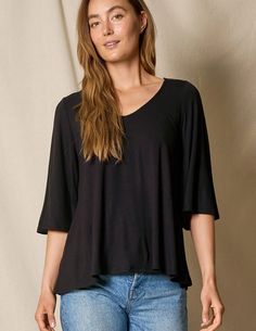 Bamboo Flare Top — Sivana Flare Top, Eco Friendly, Womens Tops, Models, How To Wear