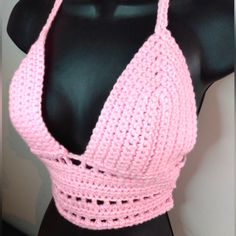 Small/ Medium Handmade Same Day Shipping Fashion Outfit Crochet Sets Women, Crochet Crop Top Outfit, Beach Lounge Wear, Halter Corset, Crochet Outfits, Crochet Styles, Crochet Pieces, Crochet Top Outfit, Secret Room