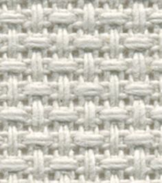 white woven fabric textured with small squares