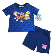 Causal Two Piece Paw Patrol Short Sleeve T-Shirt And Elastic Waistband Shorts. Constructed Of 88% Cotton/ 42% Polyester. Machine Washable. This Outfit Is New With Tags. Bundle & Save Bundle Multiple Items And Receive A Private Offer And Shipping Discount. Blue Character Print Playwear Sets, Blue Cotton Character Print Sets, Blue Character Print Sets For Playwear, Blue Cotton Sets With Character Print, Blue Playful Character Print Sets, Cute Blue Sets With Character Print, Casual Blue Sets With Cartoon Print, Cute Blue School Sets, Playful Blue School Sets