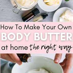 How To Make Whipped Body Butter - Advice From Nobody How Do You Make Body Butter, Basic Body Butter Recipe, 2 Ingredient Body Butter, Diy Body Butter Without Shea Butter, Diy Whipped Body Butter Recipe Non Greasy, Make Body Butter