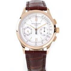 DETAILSManufacturer: Patek PhilippeModel: Chronograph Reference Number: 5170J-001Movement: Manual windingCondition: MintGender: Men’s/unisexTime Period: 2015Retail / Compare-At Price: $84,900Our Best Price: $57,800CALIBERMovement: 5671550Caliber: CH 29-535 PS AIG.1Jewels: 33CASECase Material: 18K yellow goldCase Diameter: 39 mmThickness: 11 mmWaterproof: 100 ft./30 m.Water Resistance: 3 ATMMaterial Bezel: Fixed 18K yellow gold Glass: Sapphire crystal Dial: Silvery white Dial Numerals: Two 18K ye Roman Numeral Bracelet, Philippe Model, Crocodile Skin, Yellow Gold Bracelet, Gold Glass, Gold Case, Patek Philippe, White Dial, Roman Numerals