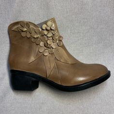 Socofy Comfy Floral Appliqu Artsy Ankle Leather Boots. Size 38. Us-7 New Without Box. Socofy, A Women's Shoe Brand That Integrates Art Into Life. Rich Colors And Beautiful Flowers, Bohemian Style. Bright Colors And Flowers. Handmade Leather Shoes. Soft And Comfy Shoes. Artistic Design. Spring Low Heel Leather Martin Boots, Spring Leather Martin Boots With Low Heel, Brown Martin Boots With Medium Width For Spring, Brown Martin Boots Medium Width For Spring, Brown Martin Boots For Spring, Spring Martin Boots With Flat Heel And Medium Width, Spring Faux Leather Low Heel Boots, Spring Flat Heel Martin Boots Medium Width, Brown Flat Heel Martin Boots For Spring