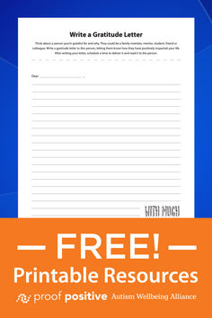 an orange and blue background with the words free printable resources