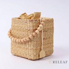 Summer Gift Bucket Shoulder Bag, Summer Bags With Bamboo Handle, Large Capacity Straw Bucket Bag As Gift, Square Woven Straw Bag For Gift, Square Woven Straw Bag As Gift, Gift Bucket Straw Bag With Braided Handles, Beige Rectangular Bucket Bag For Gift, Rectangular Natural Bucket Bag As Gift, Rectangular Natural Bucket Bag As A Gift