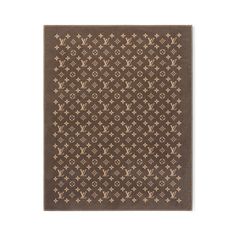 LOUIS VUITTON® - Neo Monogram Blanket - Brown Louis Vuitton Blanket, Monogram Blanket, Louis Vuitton Official, Luxury Blanket, Art Of Living, Home Textile, Latest Design, Cashmere, Louis Vuitton