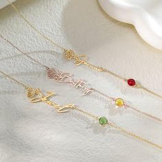 "Necklace Details 📿 ------------------------------------------------------ Feature: Birth flower, birthstone, gemstone jewelry, floral necklace, personalized name. Material: High quality 925 Sterling Silver Color: Silver, Gold, Rose Gold. Chain length: 16\" and 20\" both with 2\" extension, 14\" and 24\" without extension chain, please contact us for custom lengths. Closure: Lobster claw. Chain type: Default Cable Chain. Box chain, ball chain, paperclip chain, curb chain, 3 mm rolo chain can be Elegant Birthstone Necklace For Mother's Day Birthday, Elegant Birthstone Necklace For Birthday On Mother's Day, Elegant Birthstone Necklace For Birthday And Mother's Day, Elegant Adjustable Personalized Flower Necklace, Elegant Customized Flower Pendant Necklace, Elegant Name Necklace With Birthstone For Birthday, Elegant Flower Charm Birthstone Necklace For May, Elegant Birthstone Name Necklace For Birthday, Elegant May Birthstone Necklace With Flower Charm