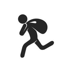 a man with a backpack is running