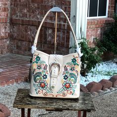 Brand New With Tags, Hobo Embroidered Bag From Montana West. Embroidered Beige Tote Shoulder Bag, Embroidered Beige Bucket Bag, Beige Embroidered Bucket Bag, Daily Embroidered Bucket Shoulder Bag, Beige Shoulder Bag With Floral Embroidery For Everyday Use, Beige Floral Embroidered Shoulder Bag For Everyday Use, Floral Embroidered Beige Shoulder Bag For Everyday Use, Beige Floral Embroidery Shoulder Bag For Everyday Use, Embroidered Cream Shoulder Bag