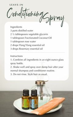 Oils For Hair, Doterra Essential Oils Recipes, Ylang Ylang Essential Oil, Essential Oils For Hair, Essential Oils Recipes, Doterra Oils, Diy Essential Oils, Homemade Beauty, Essential Oils Rosemary