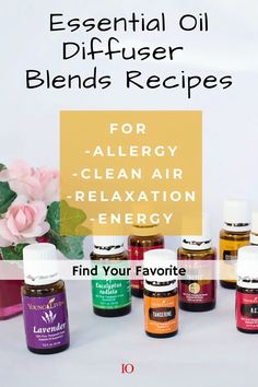 Essential Oil Diffuser Blends Recipes for Allergy, Clean Air, Relaxation, and Energy - its-obvious Essential Oils For Allergies Diffuser, Clean Air Diffuser Blend, Allergy Essential Oil Blend, Allergy Diffuser Blend, Summer Essential Oil Blends, Allergy Relief Essential Oils, Recipes For Allergies, Holistic Cleaning, Essential Oils Energy