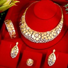 Gold Bridal Sets For Party, Elegant Gold Sets For Festive Season, Elegant Gold Sets For Festive Occasions, Gold Hand Set Bridal Accessories For Marriage, Gold Festive Sets For Marriage, Gold Hand-set Bridal Sets For Party, Gold Bridal Accessories For Festive Occasion, Elegant Yellow Gold Bridal Sets For Party, Festive Gold Bridal Accessories With Hand Set