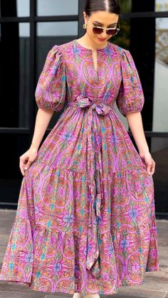 designer kurti, anarkali dress, printed suit design ,frock style kurti, 🌸🌸💞 Long Dress Designs Gowns, Trending Maxi Dresses, Long Gown Ideas, Trending Kurti Designs, Gown Frock Design, Maxi Dress Ideas, Yellow Sharara