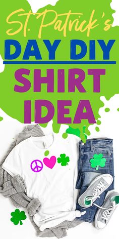 st patrick's day diy shirt idea