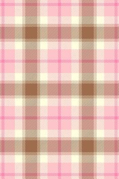 a pink and brown plaid pattern