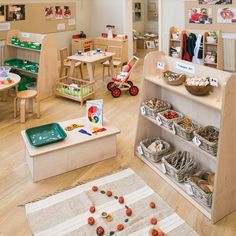 the inside of a children's store with lots of toys and accessories on display