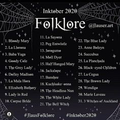 the poster for folkloree, which is featured in black and white with silver stars