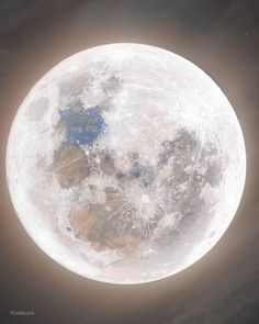 an image of the moon taken from space