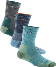 Women's Hiker Micro Crew 3-Pack | Darn Tough Gift Sets For Her, Thru Hiking, Hiking Socks, Got Your Back, Us Man, The Trail, Your Back, Free Gifts, Gift Set