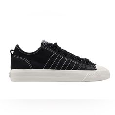 Brand New Men’s Adidas Nizza Rf Core Black Never Worn - With Tags! On Goat / Stockx For Over $144++ Adidas Nizza, Adidas Black, Shoes Brand, New Man, Black Adidas, Adidas Men, Adidas Shoes, Mens Shoes Sneakers, Black Color