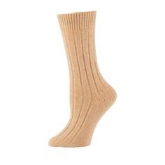 Exclusively ours. Neiman Marcus socks in wide-rib knit. Ribbed cuff prevents slipping. Approx. 10.5"L. Cashmere/nylon. Hand wash. Made in Italy. Ribbed Socks, Neiman Marcus, Rib Knit, Tops Designs, Cashmere, In Italy, Hand Wash, Socks, Cuff