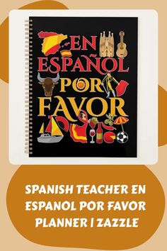 Spanish Teacher En Espanol Por Favor Planner | Zazzle https://www.zazzle.com/spanish_teacher_en_espanol_por_favor_planner-256291998909471760 Spanish Teacher Gifts, Speak Spanish, Spanish Teacher, Student Encouragement, How To Speak Spanish, To Speak, Teacher Gift, Sign Poster, Teacher Gifts