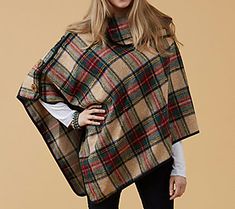 Invite classic charm to your fall and winter looks with this Patrick plaid button poncho. Its soft material and relaxed fit make it a cozy choice for chilly days. From Tickled Pink. Casual Plaid Poncho For Winter, Winter Plaid Poncho, Plaid Winter Poncho, Oversized Plaid Poncho For Fall, Plaid Poncho, Tickled Pink, Winter Looks, Fall And Winter, Women's Plaid Shirt