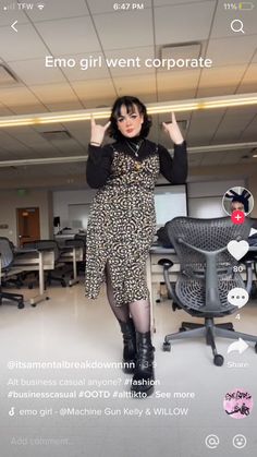 Alternative Workplace Fashion, Alternative Job Interview Outfit, Alternative Business Professional Outfits, Witchy Buisness Casual, Casual Goth Outfits Midsize, Kawaii Business Casual Outfits, Apple Body Shape Outfits Grunge, Plus Size Goth Office Fashion, Cute Professional Outfits Plus Size