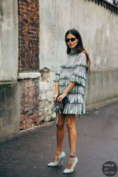 April Inspiration, Gilda Ambrosio, Party Mode, Salwar Kamiz, Paris Mode, Looks Street Style, Street Style Inspiration, Fashion Week Street Style, Street Chic