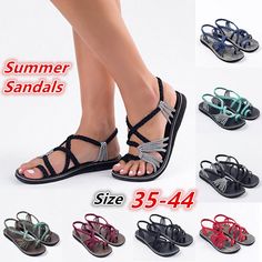 BestDealFriday Summer Fashion Sandals for Women New Summer Shoes Slippers Female Fashion Shoes Beach Shoes Slippers Sandals Womens Fashion Casual Summer, Fashion Sandals, Slipper Sandals, Summer Style Casual, Shoes Slippers, Sandals For Women, Wish Shopping, Beach Sandals, Beach Shoes