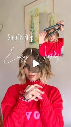 Mathilde Heather on Instagram: "A SLOW step by step for you! As requested… Some of you wanted to see more of a breakdown of the beach waves with straighteners. I hope this helps!
TOOL - @cloudninehair starlight collection original iron 
PRODUCT @kerastase_official elixir ultime
SCRUNCHIE - @silkelondon" How To Curl Hair With Wand Step By Step, Beach Waves With Straightener, Hair Curling Techniques, Hairstyles Diy, Waves Tutorial, Hair Tricks, Baby Hair Bands, Cinnamon Recipes, Beach Wave Hair