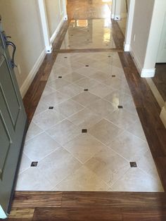 the hallway is clean and ready to be used for cleaning or remodeling