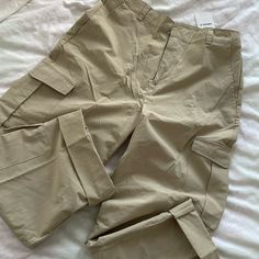 Forever 21 Lightweight Nylon Cargo Pants Size Xl. Water Resistant! Fit Is More Like A M/L. Perfect For Hiking Or At The Beach Or The Lake. Four Patch Pockets. Two Side Pockets. Two Back Faux Pockets. Nwt Perfect Condition. Measurements In Photos. 16.5” Across At Waist 13” Rise 31” Inseam, Can Be Easily Rolled Up Casual Forever 21 Bottoms With Cargo Pockets, Forever 21 Wide Leg Pants With Pockets, Forever 21 Trousers With Pockets, Forever 21 Wide-leg Pants With Pockets, Forever 21 High Waist Bottoms With Pockets, Forever 21 High-waisted Bottoms With Pockets, Forever 21 Cargo Pants With Pockets For Spring, Forever 21 Straight Leg Bottoms With Pockets, Forever 21 Casual Cargo Pants For Spring