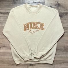 Men’s Nike Sweatshirt Size Medium Brand New Without Tags All Sizes Available On My Page Fully Embroidered Measurements- Length 27 Inches Pit To Pit 23 Inches Message For Questions Sweatshirt And Shirt Outfit, White Nike Sweatshirt, Nike Track Jacket, Nike Pullover, Nike Sweatshirt, Hoodie Xxl, Men Sweatshirt, Nike Sweater, Sweatshirt Outfit