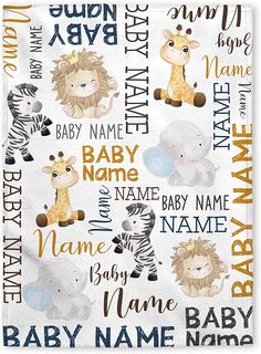 Personalized Photo Blanket, Personalized Blanket, Custom Name Blanket, Custom Kids Blanket, Kids Photo Blanket, Name For Boys, Present For Grandparents, Name Blanket, Personalized Baby Blankets, Minky Blanket, Unique Presents, Print Blanket, Plush Animals, Soft Blankets