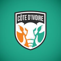 the logo for cote d'avoiree is shown on a green background with an orange and white cat