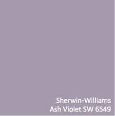 an image of the cover of sherylin - williams's ash violet sw 569